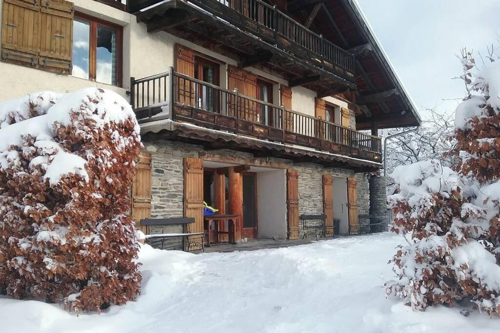 Paisible Chalet Montagne Avec Option Jacuzzi Séez Exterior foto