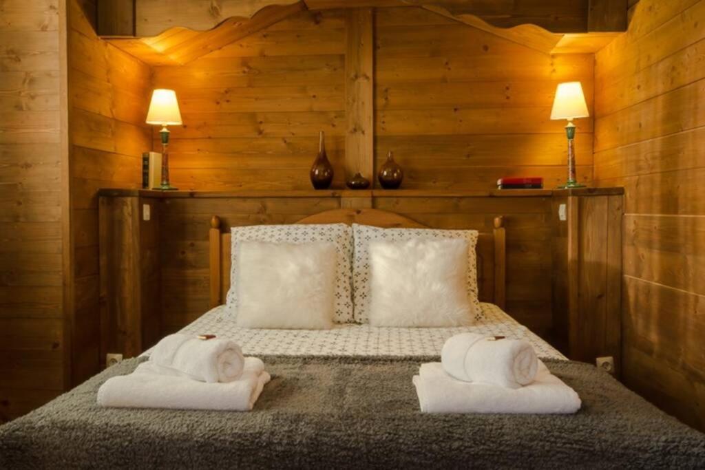 Paisible Chalet Montagne Avec Option Jacuzzi Séez Exterior foto